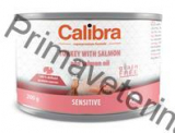 Calibra Cat konz. Sensitive krůta a losos 200 g