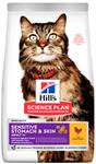 Hill's Feline Adult Sensitive Stomach & Skin Chicken 7 kg NOVÝ