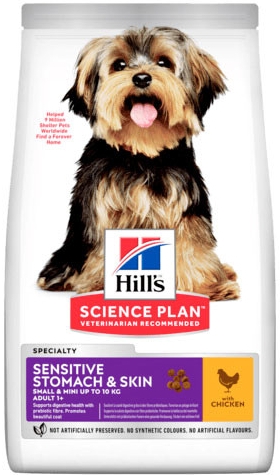 Hill's SP Canine Adult Sensitive Stomach & Skin Small & Mini Chicken 1,5 kg