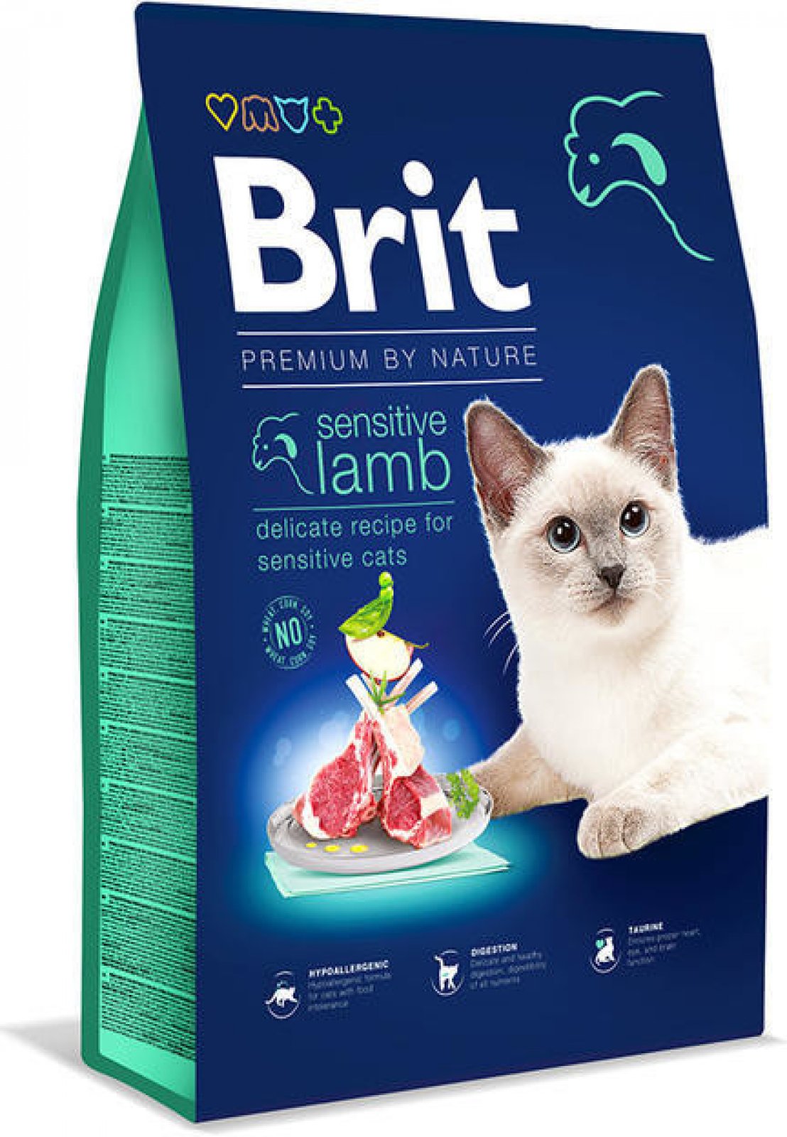 Brit Premium by Nature Cat Sensitive Lamb 8 kg