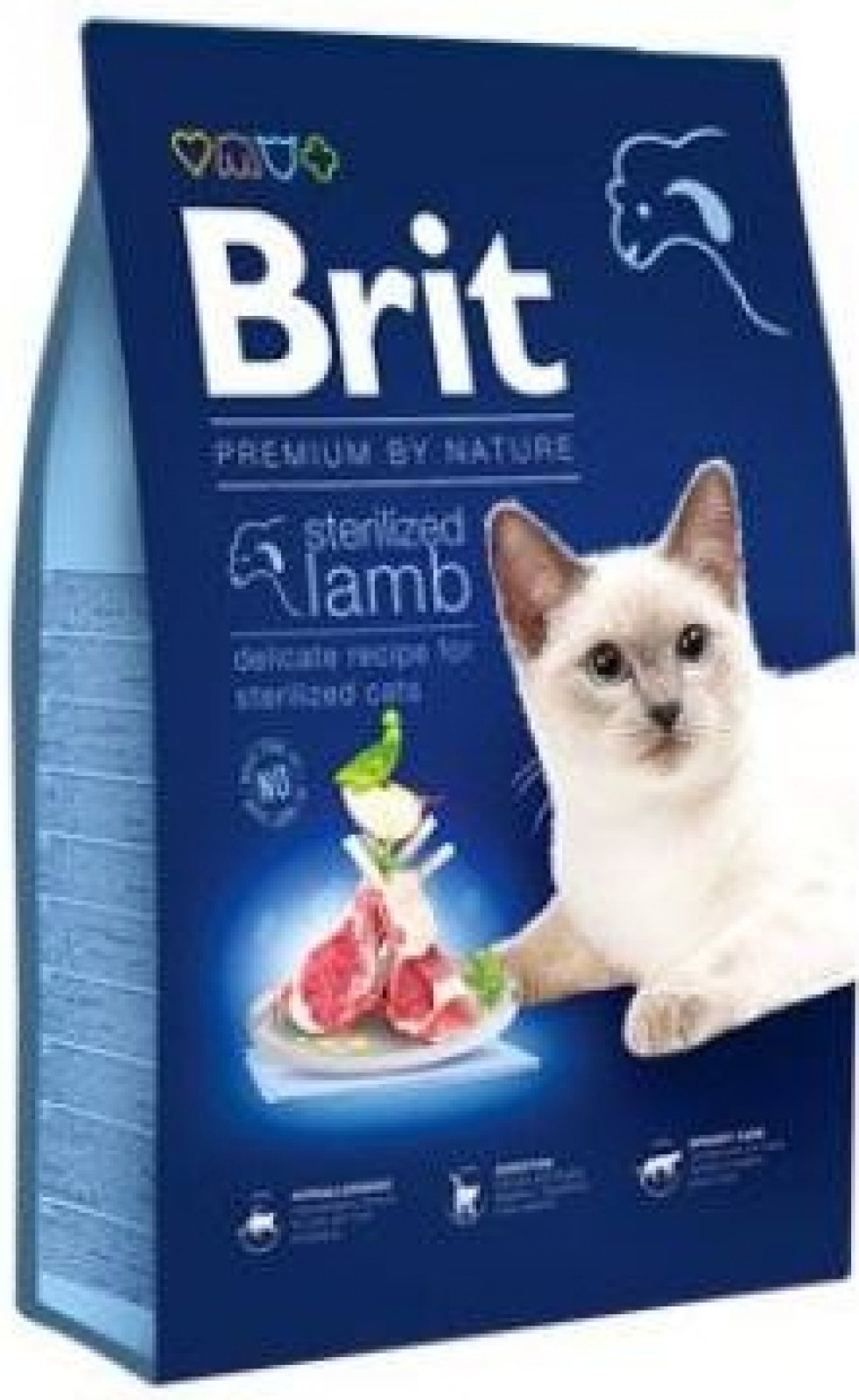 Brit Premium by Nature Cat Steril. Lamb 8 kg