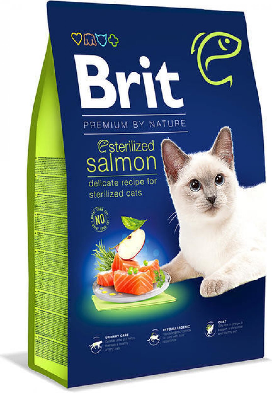 Brit Premium by Nature Cat Steril. Salmon 300 g