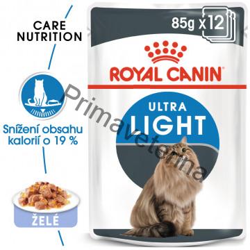 Royal Canin Feline kaps. Ultra Light v želé 12 x 85 g