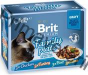 Brit Premium Cat kaps. -Gravy Family Pl. 1020 g (12x85 g)