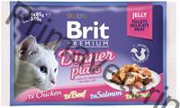 Brit Premium Cat kaps. -Jelly Dinner Pl. 340 g (4x85 g)