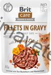 Brit Care Cat kaps. Fillets in Gravy with Hearty Duck 85 g