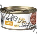 Brit Care Cat konz. Turkey Paté with Ham 70 g