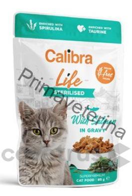 Calibra Cat Life kapsa Sterilised Salmon in gravy 85g