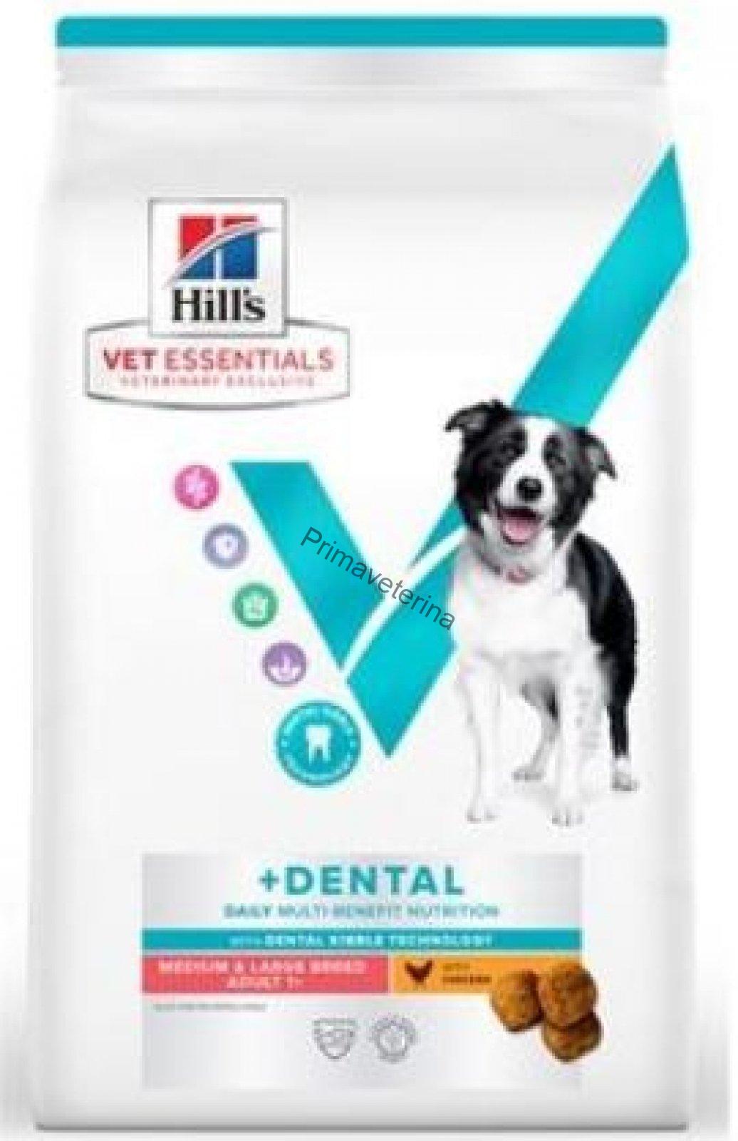 Hill's VetEssentials Canine DENTAL Adult Med&Large chicken 2 kg
