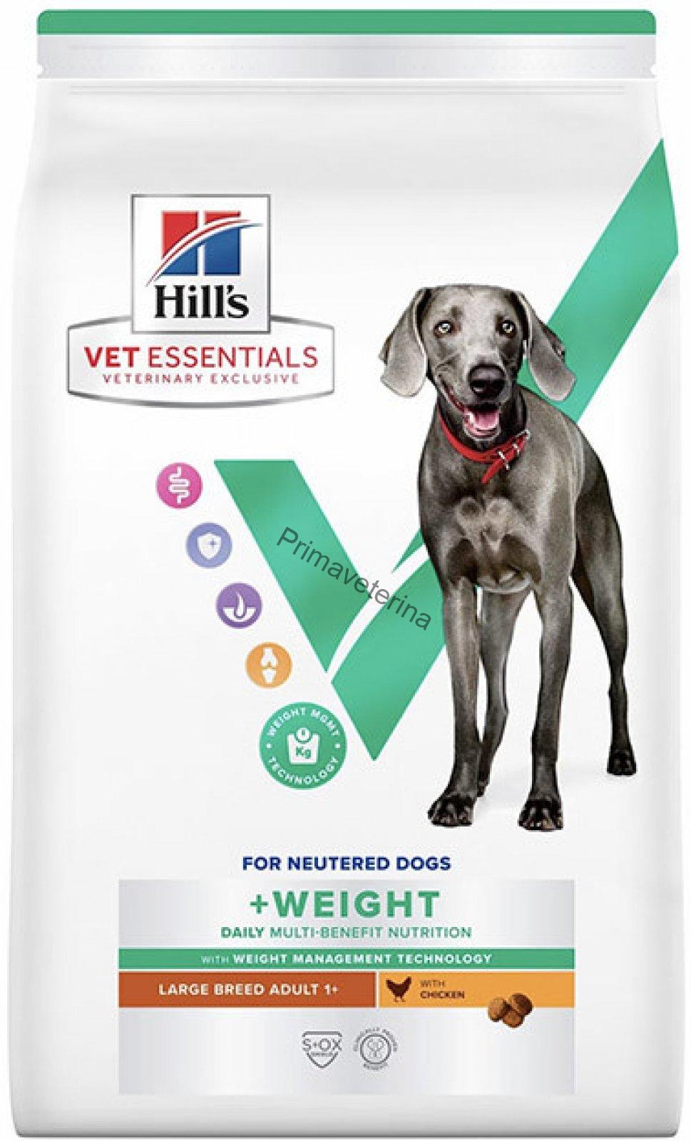 Hill's VetEssentials Canine WEIGHT Adult Large chicken 700g NOVÝ