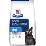 Hill's Prescription Diet Feline D/D Dry Duck+ Green Peas 1,5 kg