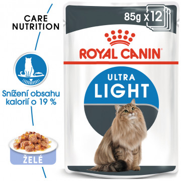 Royal Canin Feline kaps. Ultra Light v želé 12 x 85 g