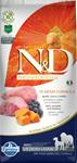 N&D Grain Free Dog Adult M/L Pumpkin Lamb & Blueb. 12 kg