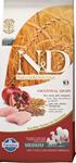 N&D Low Grain Dog Adult Chicken & Pomegranate 12 kg