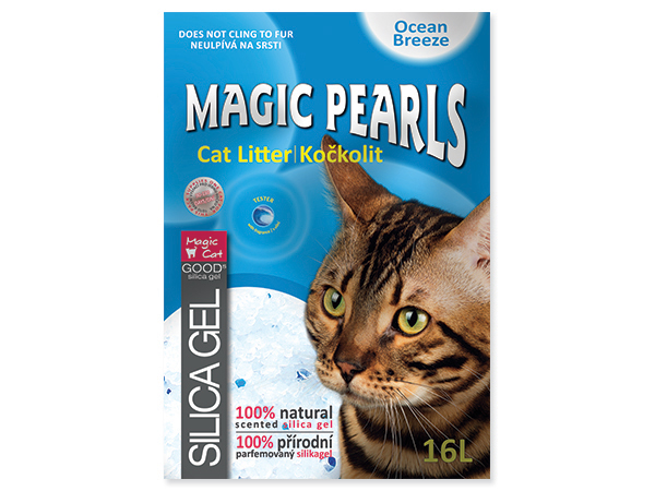 Kočkolit MAGIC Pearls Litter s vůní Cool Breeze (16l)