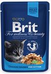 Brit Premium Cat kaps. - Gravy Chicken Chunks for Kitten 100 g
