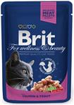 Brit Premium Cat kaps. -Gravy Salmon & Trout 100 g