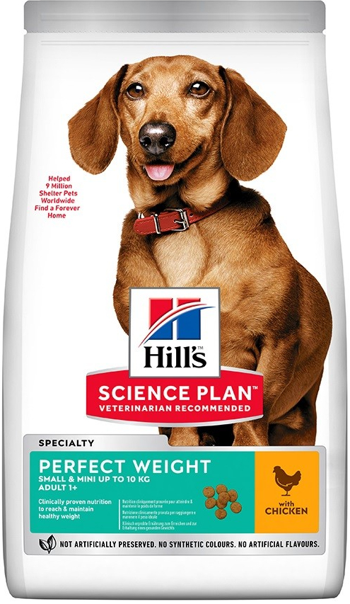 Hill's SP Canine Adult Perfect Weight Small & Mini Chicken 1,5 kg