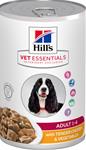  Hill's VetEssentials Canine Adult Chicken & Vegetables - konzerva 363 g