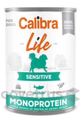 Calibra Dog Life  konz.Sensitive Salmon with rice 400g