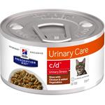 Hill's Prescription Diet Feline Stew c/d Urinary Stress Chicken&Veg. konz. 82 g