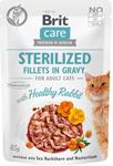 Brit Care Cat kaps. Sterilized. Fillets in Gravy with Healthy Rabbit 85 g