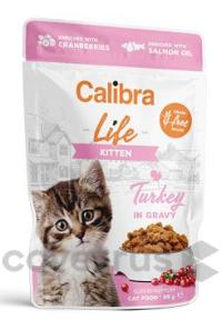 Calibra Cat Life kapsa Kitten Turkey in gravy 85g