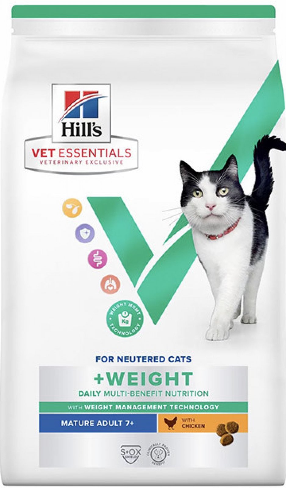 Hill's VetEssentials Feline WEIGHT Adult 7+ chicken 1,5 kg