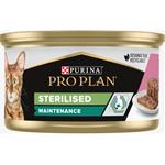 Pro Plan Cat konz. Sterilised tuňák,losos v paštice 85 g