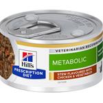 Hill's Feline Stew Metabolic konzerva kuře a zelenina 82 g