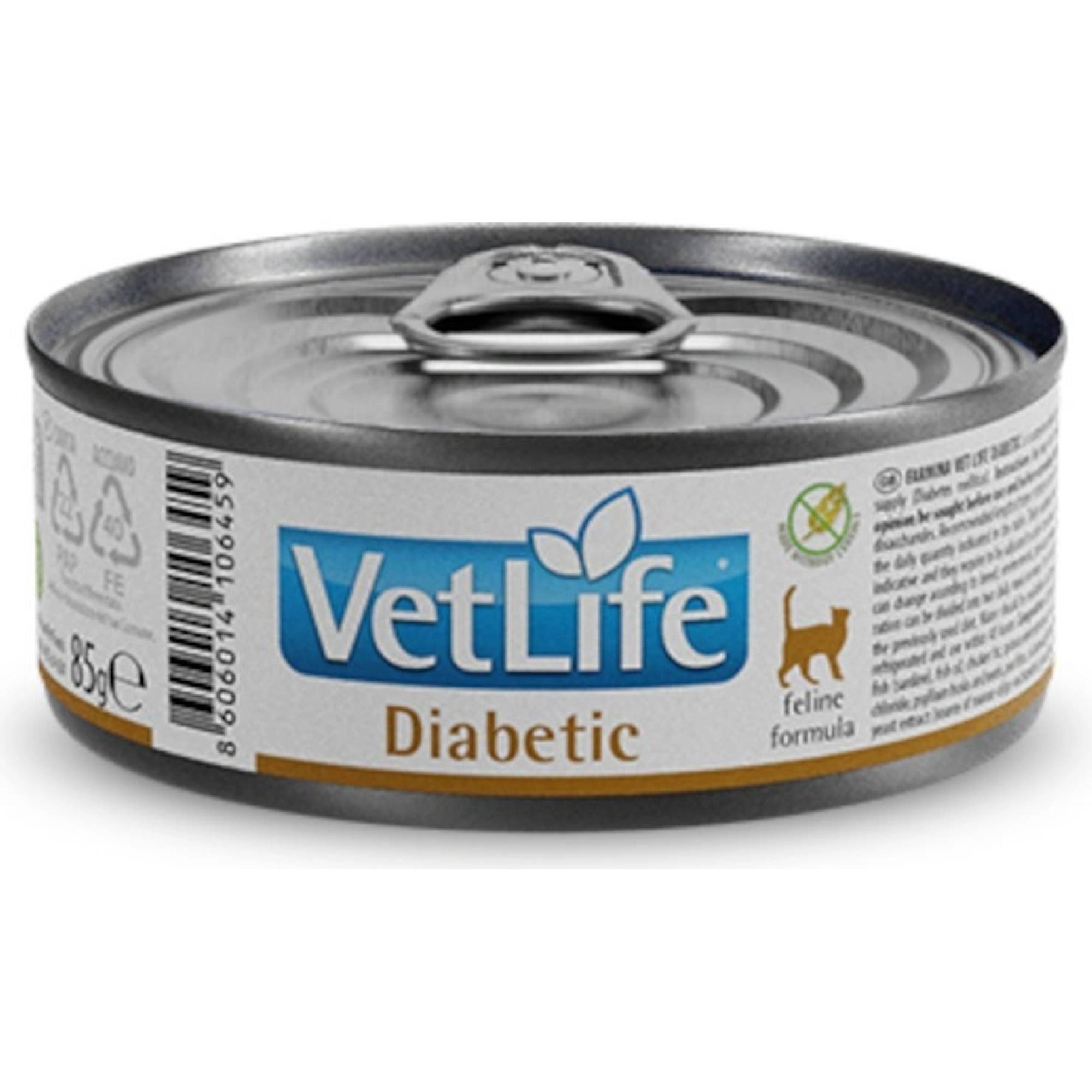 Vet Life Natural Feline konz. Diabetic 85 g
