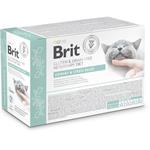 Brit Veterinary Diet Cat Pouch fillets in Gravy Urinary & Stress Relief 12x 85 g