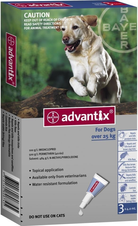 Advantix pro psy spot.on.nad 25kg 1x4ml