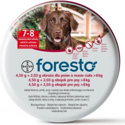 Bayer Foresto obojek pro psy nad 8kg 70cm
