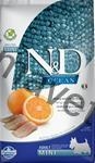 N&D OCEAN Dog Grain Free Adult Mini Herring & Orange 800 g