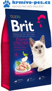 Brit Premium by Nature Cat Steril. Chicken 800 g