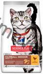 Hill's Feline Adult Hairball "for Indoor cats" Chicken 3 kg
