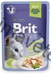 Brit Premium Cat kaps. Delicate Fillets in Jelly with Trout 85 g