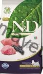 N&D PRIME Dog Grain Free Adult Mini Lamb & Blueberry 800g