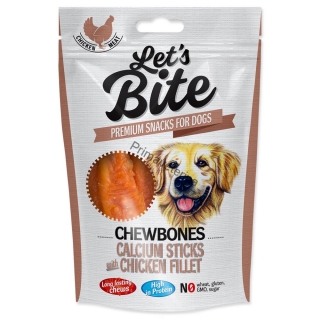 BRIT Let´s Bite Chewbones Calcium Sticks with Chicken Fillet (300g) 