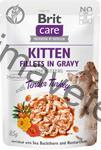Brit Care Cat kaps. Kitten - Fillets in Gravy with Tender Turkey 85 g 