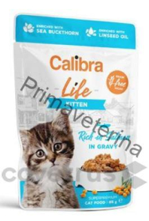 Calibra Cat Life kapsa Kitten Salmon in gravy 85g