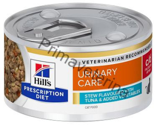 Hill's Prescription Diet Feline Stew c/d Urinary Stress konzerva s tuňákem a zeleninou 82 g