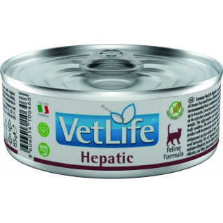 Vet Life Natural Feline konz. Hepatic 85 g
