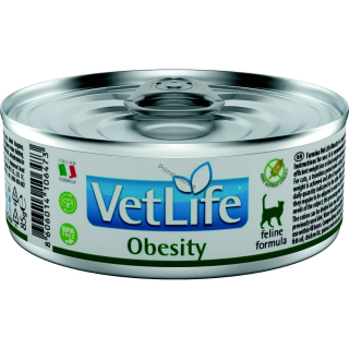 Vet Life Natural Feline konz. Obesity 85 g